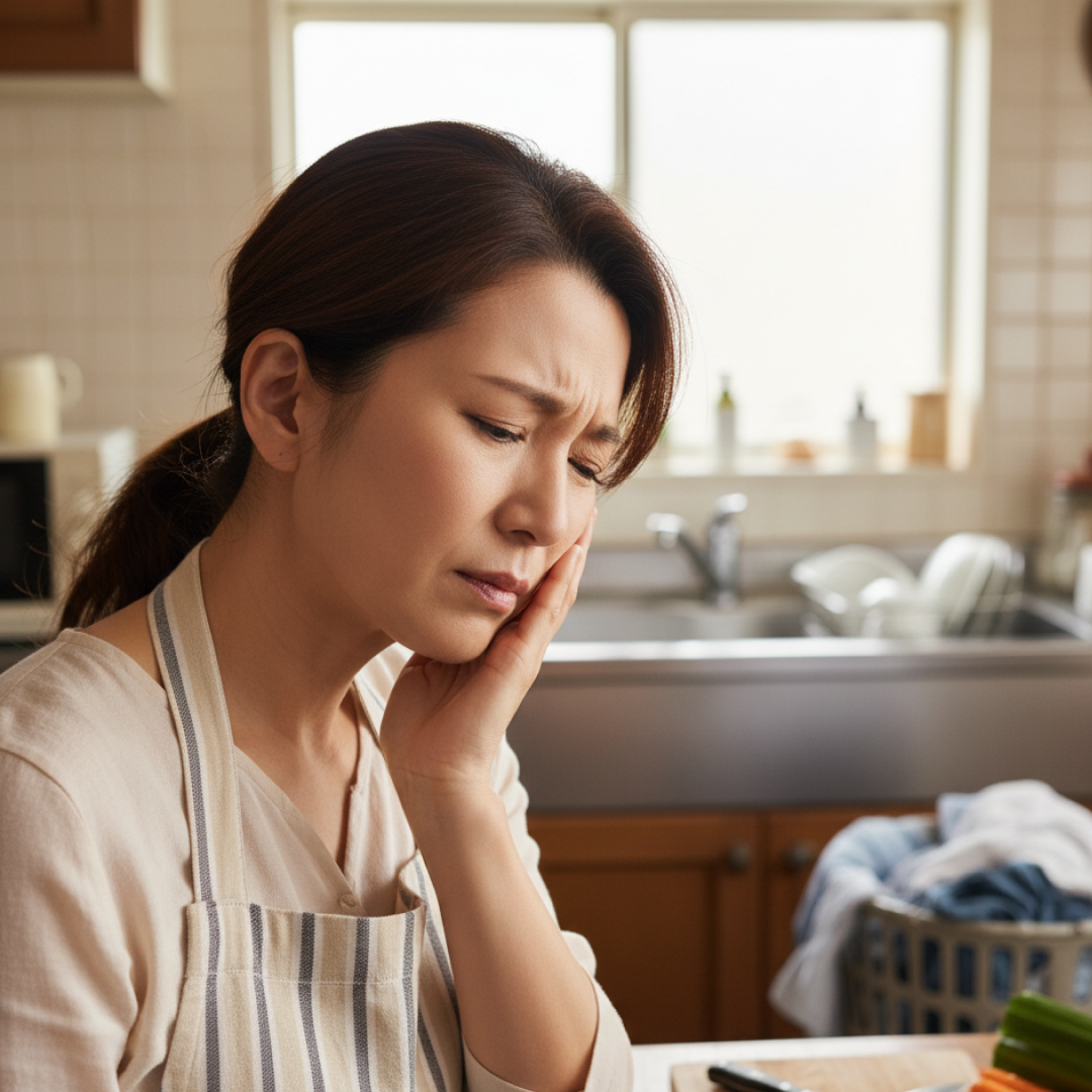 つつみ歯科医院 歯が痛い女性
